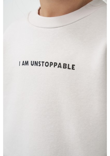 Kız Çocuk Baskılı Oversize Kışlık Eşofman Takımı modelleri