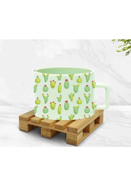 Kaktüs-40 Görselli Kupa