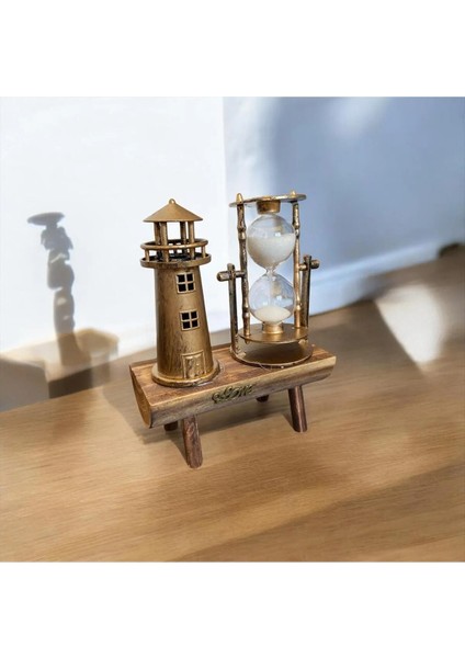 Dekoratif Deniz Feneri Kum Saati Masaüstü Seti fiyatları