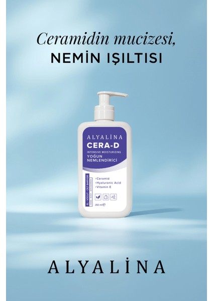 Cera-D Yoğun Nemlendirici Krem - Ceramid, Hyarulonik Asid ve E Vitamini Içerikli - 250 ml modelleri