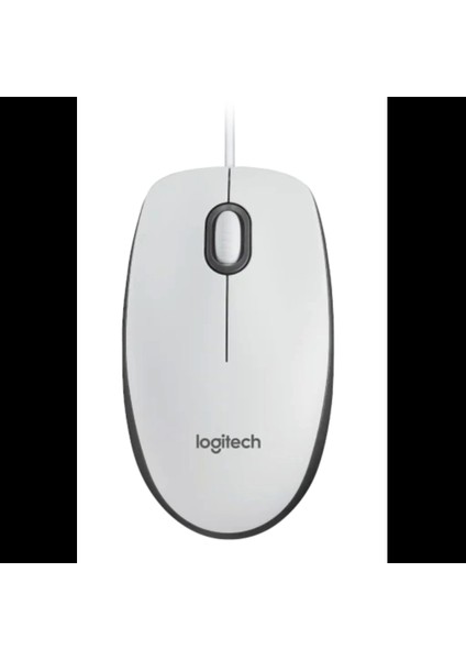 Logıtech 910-006764, M100 Beyaz, USB Kablolu, 1000DPI, Optik, 3 Tuşlu, Mouse