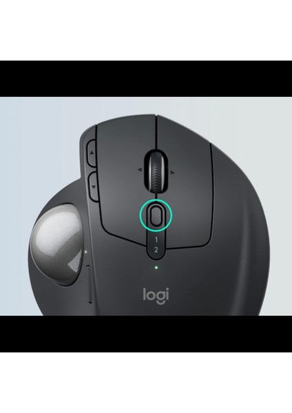 Logıtech 910-007260, Mx Ergo S Trackball Siyah, Bluetooth, 2048DPI, Optik, 8 Tuşlu, Kablosuz, Mouse
