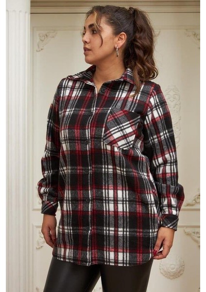 Oduncu Kalın Büyük Beden Cepli Siyah Ceket Gömlek modelleri