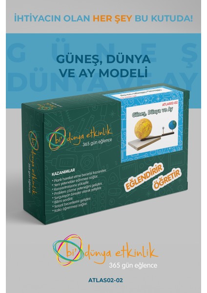 Güneş,dünya ve Ay Modeli | 02-02 fiyatları