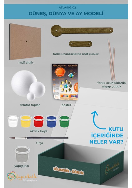 Güneş,dünya ve Ay Modeli | 02-02 modelleri