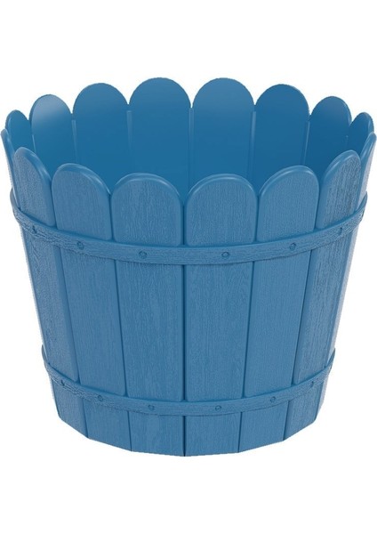 Lüx Küçük Balkon Saksısı Yuvarlak Tüm Renkler Saksı Tabağı Dahil