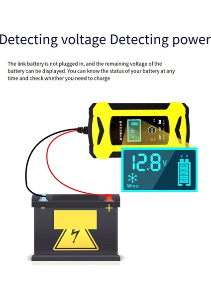 12V 6A Araç Şarj Cihazı 220V Akıllı Motosiklet Araç Şarj Cihazı Ab Fişi (Yurt Dışından) fiyatları