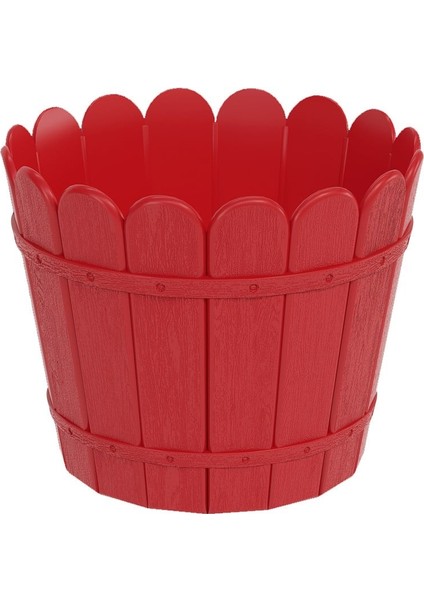 Lüx Küçük Balkon Saksısı Yuvarlak Tüm Renkler Saksı Tabağı Dahil