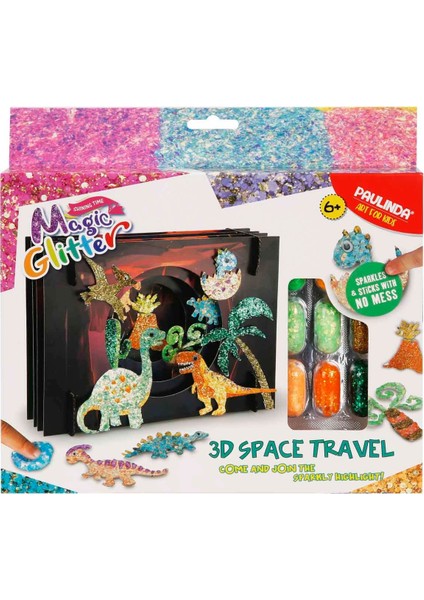 Magic Glitter 3D Uzay Yolculuğu Tasarım Seti