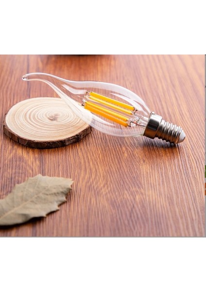 7W LED Filamentkıvrık Buji (Günışığı) 5 Li