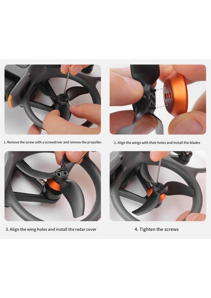 Avata 2 Motor Koruyucu Kapak Alüminyum Alaşımlı Motor Kapağı (Yurt Dışından)