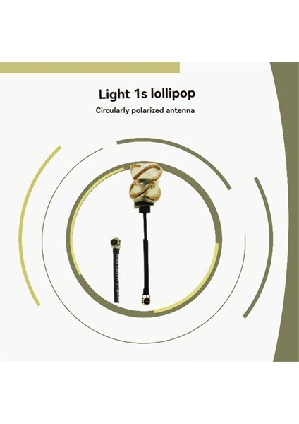 Fpv 5.8g Anten Işık Polarizasyonu Lollipop Rhcp Ipex Anten 52MM (Yurt Dışından) fırsatları