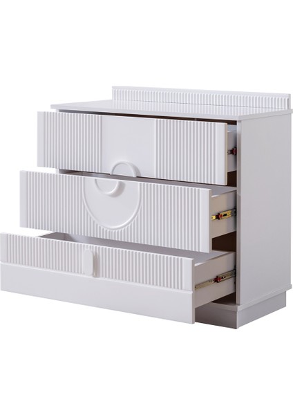 Şifonyer, Vira 3 Çekmeceli Şifonyer - Beyaz fiyatları