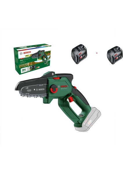 Easychain 18V-15-7 Akülü Zincirli Ağaç Budama Makinası 18 Volt 2,5 Ah Çift Akülü