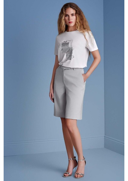 Kısa Kollu Beyaz Örme Bluz fiyatları