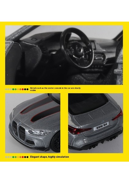 1:36 Bmw M4CSL Alaşımlı Araba Modeli (Yurt Dışından)
