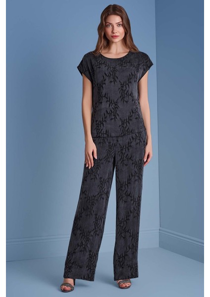 Yarasa Kol Siyah Dokuma Bluz fiyatları