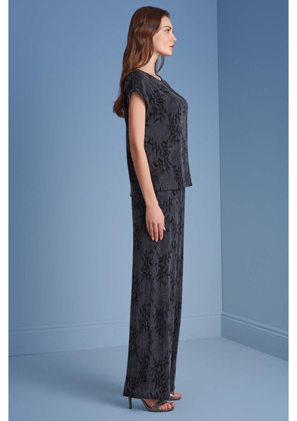 Yarasa Kol Siyah Dokuma Bluz fırsatları