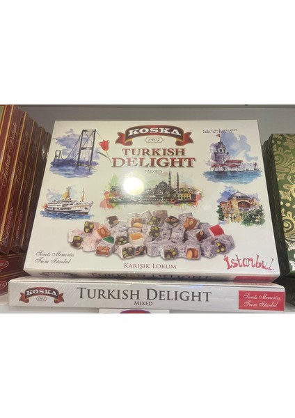 Karışık Lokum 900 gr Koli 12 Adet