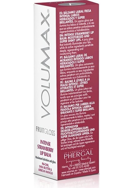 Fruit Gloss Yoğun Çilek Dudak Parlatıcısı 7.5ml