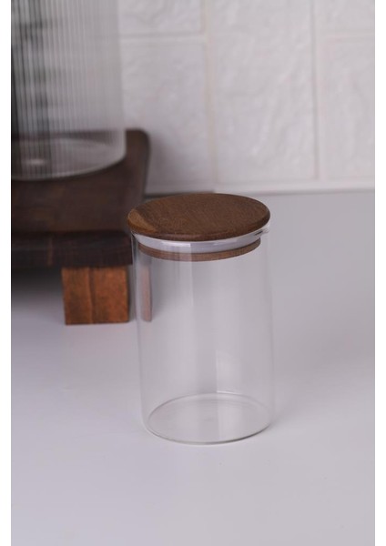 Atby Akasya Kapaklı Cam Baharatlık 300 ml