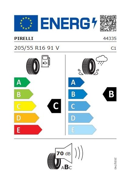 205/55R16 91V Cinturato P1 Oto Yaz Lastiği ( Üretim : 2025 )