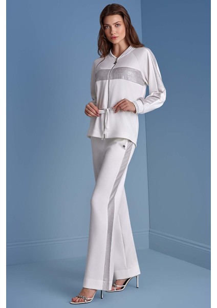 Reglan Kollu Beyaz Örme Ceket fiyatları