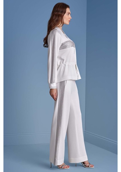 Reglan Kollu Beyaz Örme Ceket fırsatları