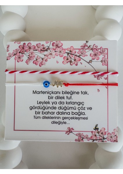 Zirkon Taşlı Filli Marteniçka Bileklik