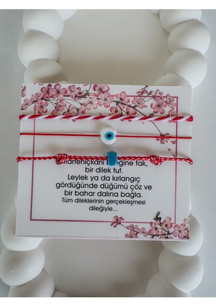 Mavi Boncuklu Marteniçka Bileklik modelleri