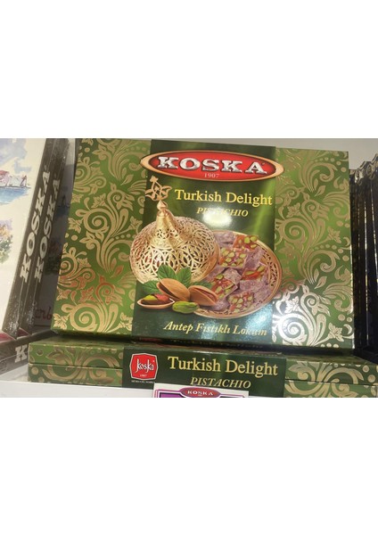 Antep Fıstıklı Lokum 900 gr Koli 12 Adet