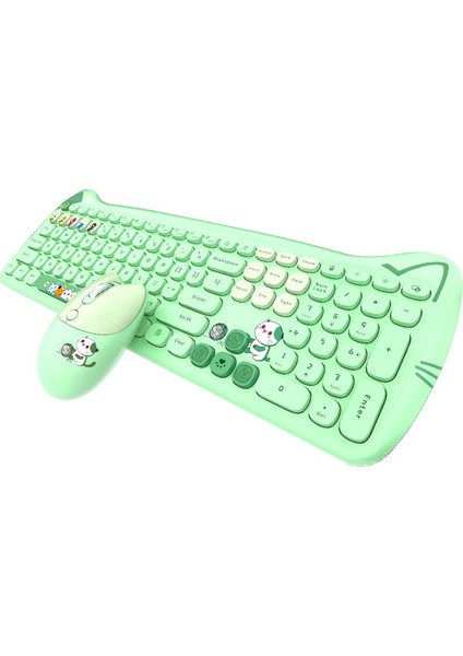 Geezerkitty Plus Kablosuz Sessiz Klavye Mouse Seti SMK-672