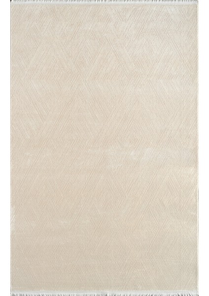 Pier Zen HG06A Krem Vizon Viskon Akrilik Yumuşak Dokulu Modern Halı Karademir Home