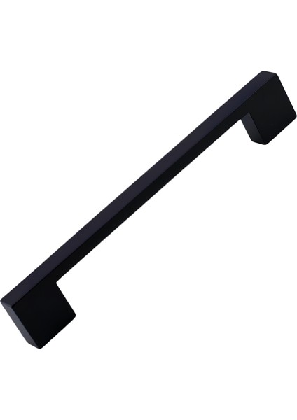Dar Köprü Kulp 128 mm Mat Siyah Metal Mobilya Mutfak Çekmece Dolap Dolabı Kapak Kulpu 12.8 cm indirimleri