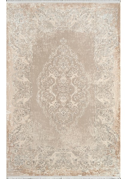 Pier Zen HG01B Krem Vizon Viskon Akrilik Yumuşak Dokulu Modern Halı Karademir Home