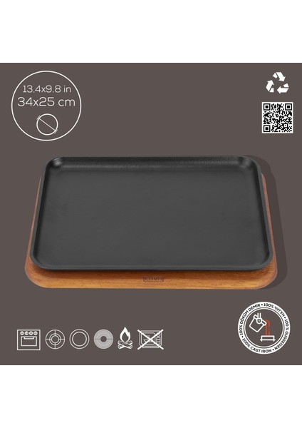 Döküm Dikdörtgen Servis Tabağı Kayın Servis Ahşabı. Ölçü 34X25CM. modelleri
