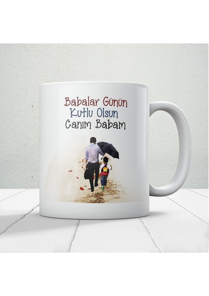 Canım Babam Baskılı Babalar Günü Kupa Bardak Kahve Kupa