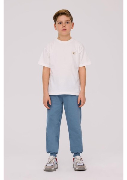 Bg Store Erkek Çocuk Ekru Tshirt