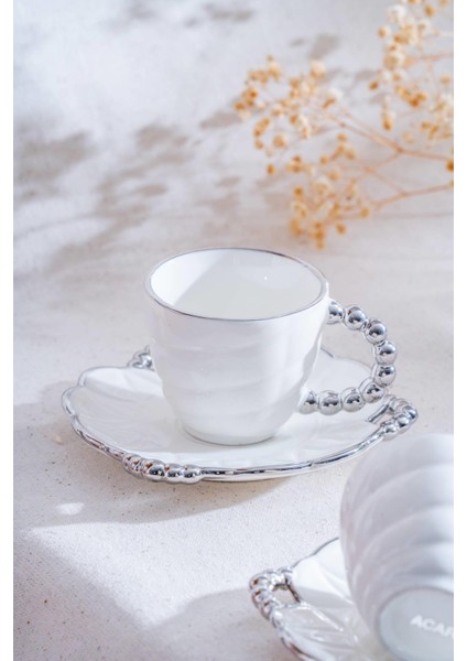 Daisy 6 Kişilik Kahve Fincanı Takımı - 90 Ml