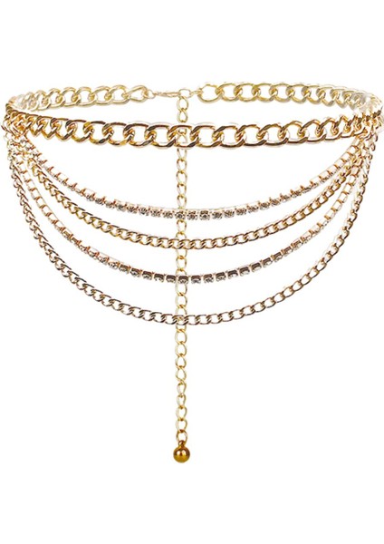 Çok Tabakalı Bel Kot Pantolon Gö (Yurt Dışından)