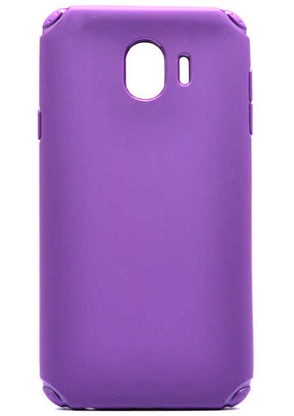 Galaxy J4 Kılıf Renkli Pürüzsüz Esnek Airbag Stop Silikon Kapak