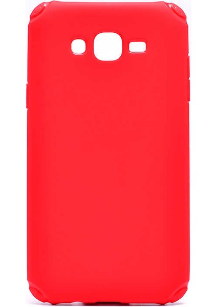 Galaxy J7 Kılıf Renkli Pürüzsüz Esnek Airbag Stop Silikon Kapak