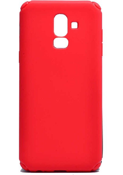 Galaxy J8 (2018) Kılıf Renkli Pürüzsüz Esnek Airbag Stop Silikon Kapak