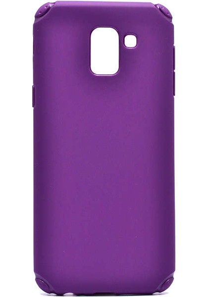 Galaxy J6 Kılıf Renkli Pürüzsüz Esnek Airbag Stop Silikon Kapak