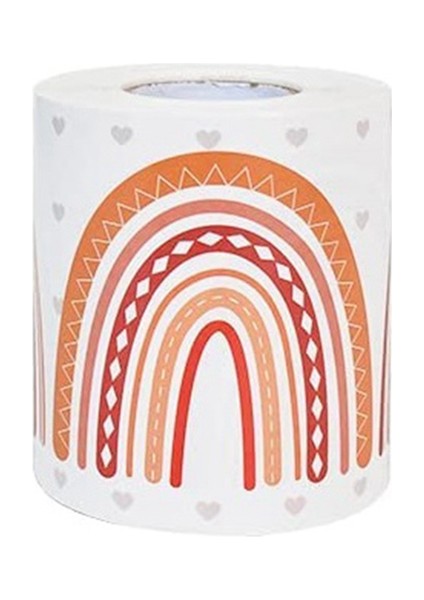 Okul Dekorasyonu Için Tahta Çıkartmaları Boho Gökkuşağı Kenarlık Süslemesi 65.6ft (Yurt Dışından)