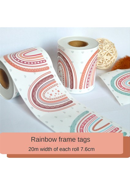 Okul Dekorasyonu Için Tahta Çıkartmaları Boho Gökkuşağı Kenarlık Süslemesi 65.6ft (Yurt Dışından) indirimleri