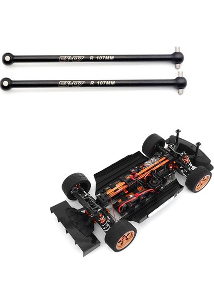 Ex-07 EX07 1/7 Rc Araba Için Arka Tahrik Mili Köpek Kemiği 8539 (Yurt Dışından) modelleri