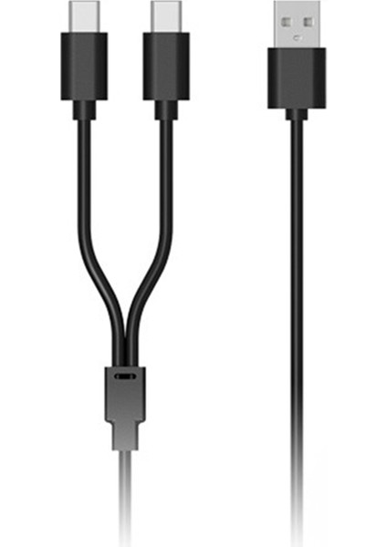 Ps Vr2 Saplı Tip-C Için 2'si 1 Arada USB Şarj Kablosu (Yurt Dışından)