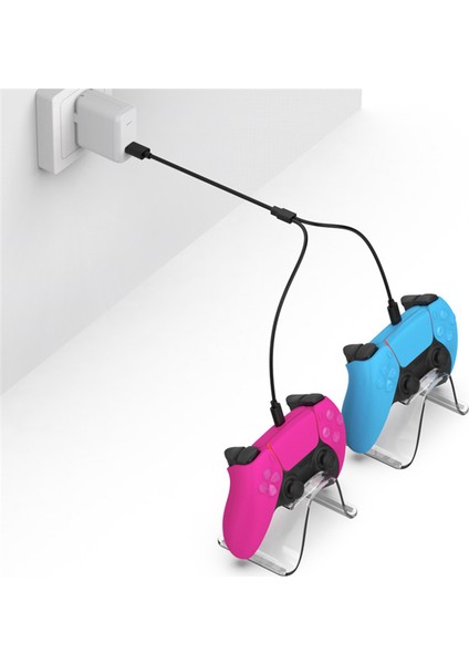 Ps Vr2 Saplı Tip-C Için 2'si 1 Arada USB Şarj Kablosu (Yurt Dışından) fırsatları