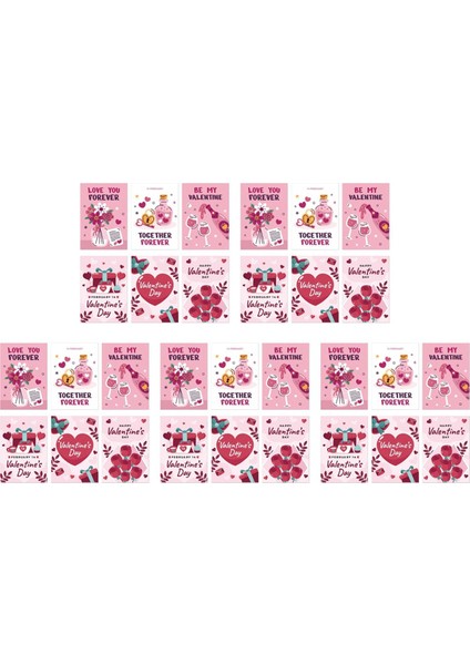 6 Adetpaket Sevgililer Günü Dekorasyonu Şarap Şişesi Çıkartmaları (Yurt Dışından)